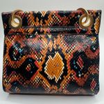 Hammit Tony Small Leather Crossbody Botanical Snake EUC Photo 2
