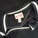 Black and White Knit Sweater Dress Photo 2