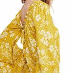 Free People  yellow floral dot print bodysuit XS new Photo 48