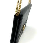 Christian Dior Vintage  Black Leather Shoulder Bag – Gold Hardware, Convertible S Photo 4