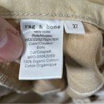Rag and Bone  Maya High-Rise Ankle Wide Leg Jeans Ecru Size 27 Organic Cotton Photo 12