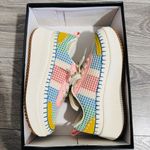 Nicole Miller  New York Brita Colorful Platform Patchwork Sneakers Size 6.5 Photo 14