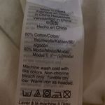 Madewell Women's White Button Up Short Sleeve Collar Shirt Blouse Top Size S Photo 3