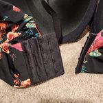 Torrid Curve Floral Print Black 360 Back Smoothing Push Up T Photo 4