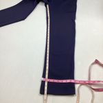 Betabrand Dress Pant Yoga Pants Straight Leg Navy Blue Large Photo 5