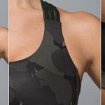 Lululemon athletica Green Camo All Sports Bra 8 Photo 4