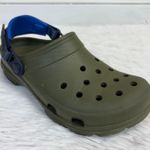 Crocs All-Terrain Unisex Clog Army Green Navy Blue Size Men’s 6 Women’s 8 Photo 0