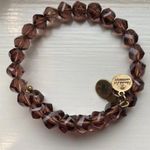 ALEX AND ANI Bracelet Mirage Wrap Plum Purple Glass Beads Vintage 66 Pristine! Photo 3