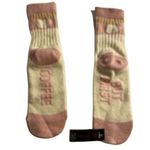 No Boundaries  Cow Socks “But First Coffee” Pink Cozy One Size Photo 0