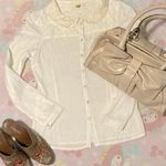 Sugar Lips victorian style Pearl button collared designed blouse by Sugar  Photo 1