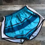 Nike  Dri-fit blue striped jogging‎ shorts Photo 0