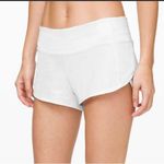 Lululemon  Speed Up Shorts *2.5" White workout running adjustable low rise Photo 0