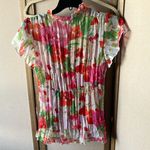 Dress Barn Pink and Green Floral two piece set small Photo 8