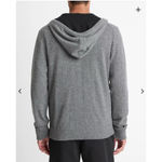 Vince Women Cashmere Full-Zip Hoodie SP Dark Grey Photo 2