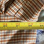 1. State  Women's Rust Brown Gray Houndstooth Open Front Blazer Jacket 18W Photo 5