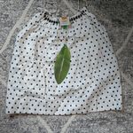 Farm Rio NWT  | Onca Dot Beade Linen Blend Tank Top Photo 1