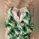 Show Me Your Mumu  Tropical Green Leaf Romper Photo 1