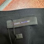 Isabel Marant Staya Flat Front Straight-Leg Pants Photo 2