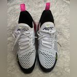Nike  Air Max 270 White Black pink and Lime Accents size 6.5 Young/ 8 Women’s Photo 5