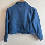 Outdoor Voices  Cropped Organic Cotton Terry Snap Sweatshirt Photo 3