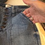 Joie  High Rise Denim Jeans with Button Detail Photo 2