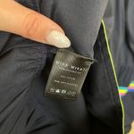 Mira Mikati Navy Blue Tiered Maxi Dress Photo 7