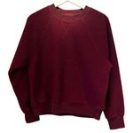 Everlane  Women’s Sherpa Sweatshirt Size XL Burgundy Maroon Photo 0