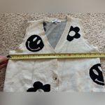 Miss Sparkling Women’s Smiles And Flowers Knit Vest Size Medium Photo 5