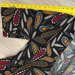 LuLaRoe Black Multi-Color Paisley Print Open Front Short Sleeve Cardigan Size S Photo 9