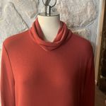 Madison & Berkeley Burnt Orange Cowl Neck Long Sleeve Tunic Top- Size Medium Photo 3