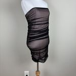 House Of CB  London Dress Small‎ Black Strapless Mini Bodycon Cocktail Whimsigoth Photo 3