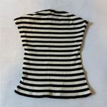 NA-KD Striped Black and White Strapless Top Photo 1