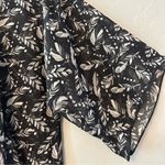 LuLaRoe ⭐️ Black feather print Monroe sheer kimono cardigan with fringe small Photo 13