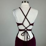 Avery G Backless Halter Long A Photo 7