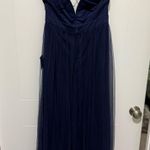 Lulus Navy Blue Backless Maxi Dress Photo 2