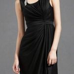 Anthropologie BHLDN BLACK SILK & LINEN PLEATED MINI DRESS Photo 0