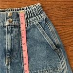 BDG urban Outfitters “skate” high rise denim shorts XS elastic waist Photo 5