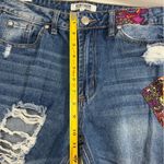Almost Famous Vintage Distressed Patchwork Jeans Photo 6