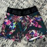 Victoria's Secret PINK Ultimate Workout Shorts Multi-Color Palm Print Photo 0