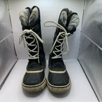 Sorel  Joan of Arctic Knit II Black Suede Boot Women's Size 6.5 NL2142-010 Photo 1