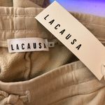 Lacausa  Zephyr Shorts Sweatshort Lightweight Terry Organic Cotton Beige M Photo 4