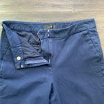 J.Crew  Denim Trouser Womens Sz 12 Dark Wash Cropped Stretch Photo 1