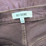 RE/DONE ReDone‎ Women 25 70s Ultra High Rise Stove Pipe Jeans Pants Washed Plum Purple Photo 6