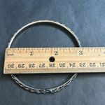 Women’s vintage silver tone dainty chainlink bangle bracelet one‎ size Photo 6