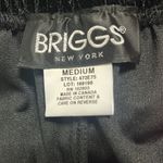 Briggs New York Briggs NY Pants Sz M Velvet Elastic Waist High Rise Straight Leg Spandex Stretch Photo 4