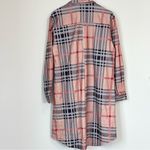 NWT Plaid Long Sleeve Shirt Dress Photo 5