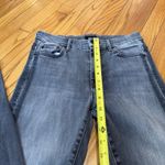 Mother High Waisted Looker Jeans in Miss Moody Two Shoes Racer Size 28 Gray Photo 9