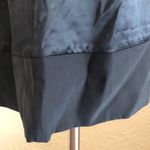 Anthropologie  Graham & Spencer Dark Blue Satin Silk Mini Skirt Small Photo 3