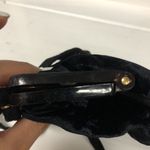 Rare Vtg hand painted by Anna‎ Steiner made in England 8” coin style purse Black Photo 5