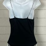 Princess Polly  Mia black bodysuit with chain straps size 6 Photo 7
